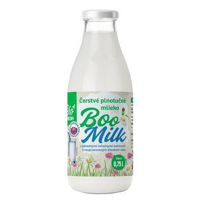 MLIEKO BIO ČERSTVÉ BOOMILK min 3,7% 0,75l SKLO