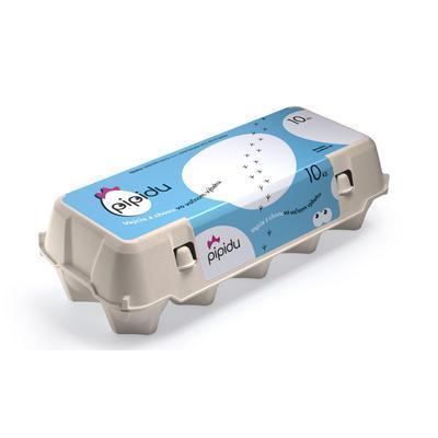 +++ VAJCIA SLEPAČIE 10ks /VOĽNÝ CHOV/ PIPIDU