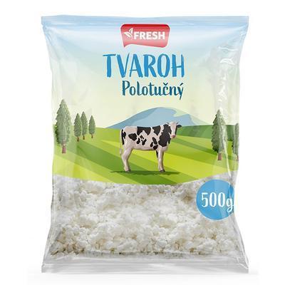 TVAROH POLOTUČNÝ 500g FRESH zár. 16 dní