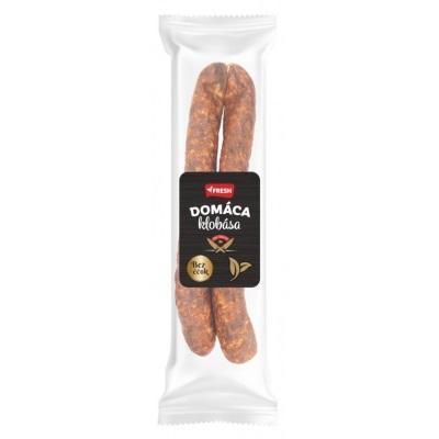 KLOBÁSA DOMÁCA BEZ ÉČOK OA cca 400g /VÁHA/ FRESH