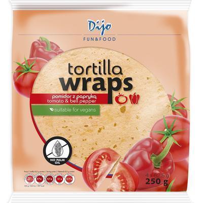 TORTILLA PARADAJKOVO-PAPRIKOVÁ 250g DIJO