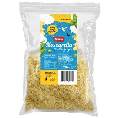 SYR MOZZARELLA STRÚHANÝ 200g FRESH